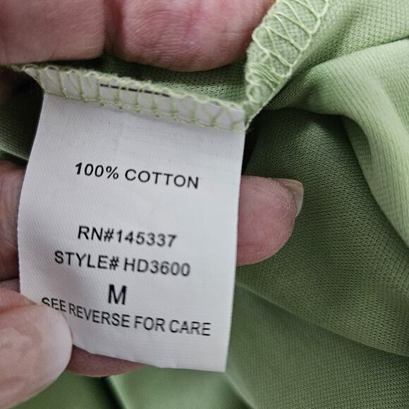Hesperus Lime Green Mini Dress Puff Sleeves Semi Backless Size M - Picture 11 of 11